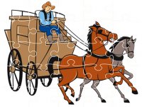 Wagons Jigsaw Puzzle Game