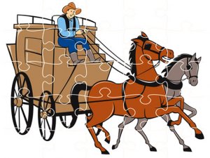Wagons Jigsaw Puzzle Game