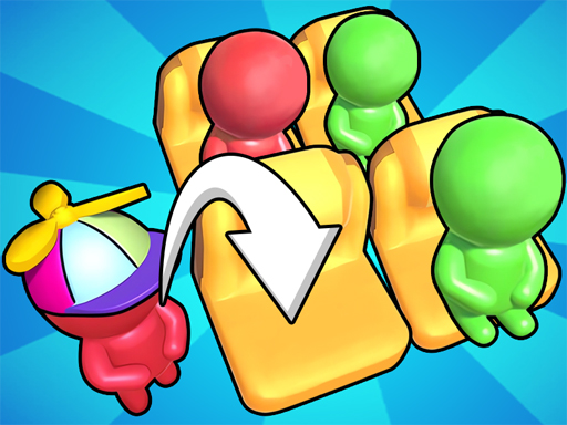 Bus Seat Puzzle 3D Logic Game