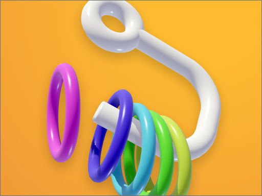 Ring Drop 3D Puzzle Game