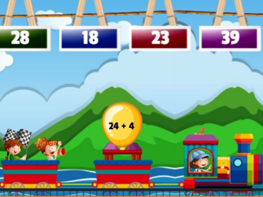 Math Balloon Pop: Addition Puzzle
