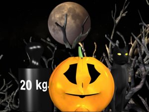 Halloween Pumpkin Balance Puzzle