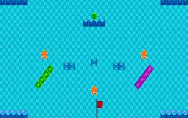 Frutiger Ball Physics Platformer Arcade