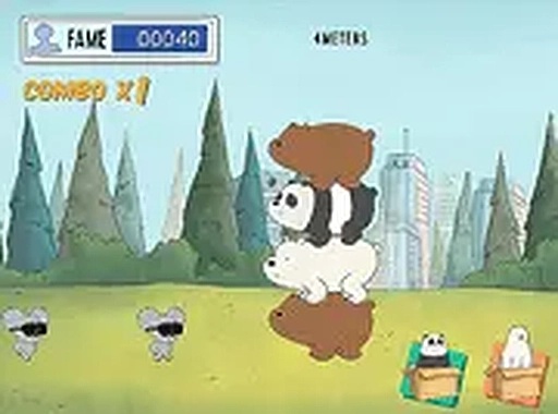Panda Stack Balance Puzzle